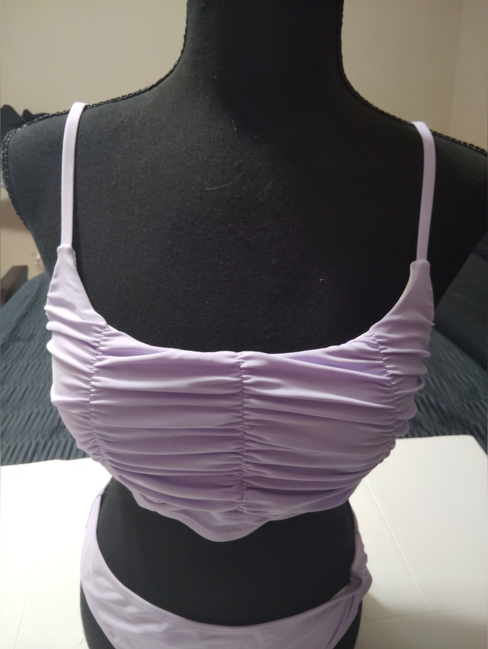 Lilac Ruched Bikini Set - Picture 5 of 5